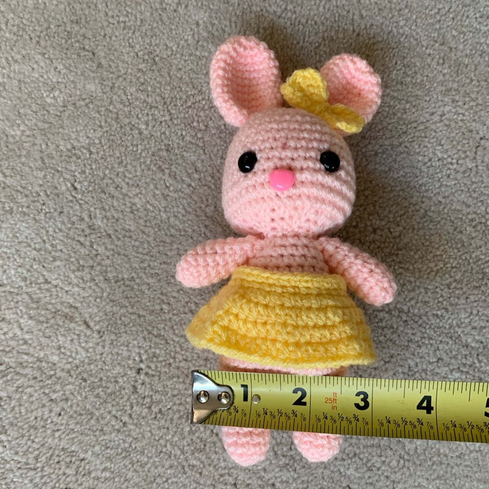 FUND RAISE- 2 bunnies - kid’s all hand crocheted project - Picture 5 of 10